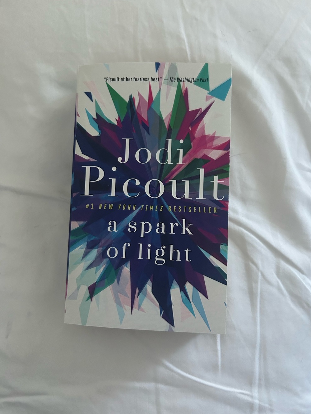 3/25$ A spark of light book by Jodi Picoult
